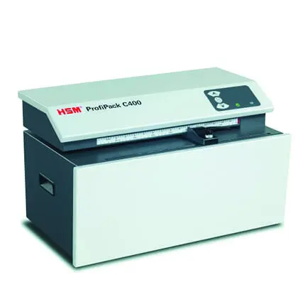 HSM ProfiPack C400 - Matelassage pour emballage de table