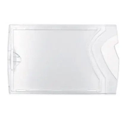 Etui-cartes badges horizontal rigide