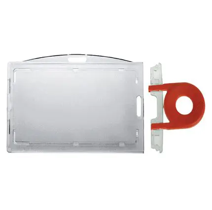 Porte-badge avec clé de sécurité - Horizontal ou Vertical
