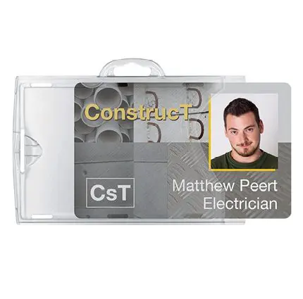 Porte-badge standard Horizontal ou Vertical