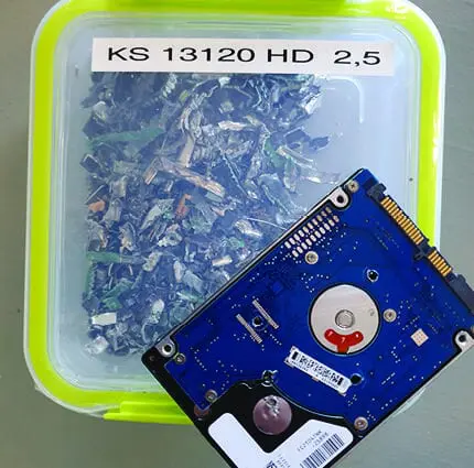 destruction disque dur ks 13120 hd