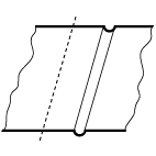 creasing and perforating - pictogram