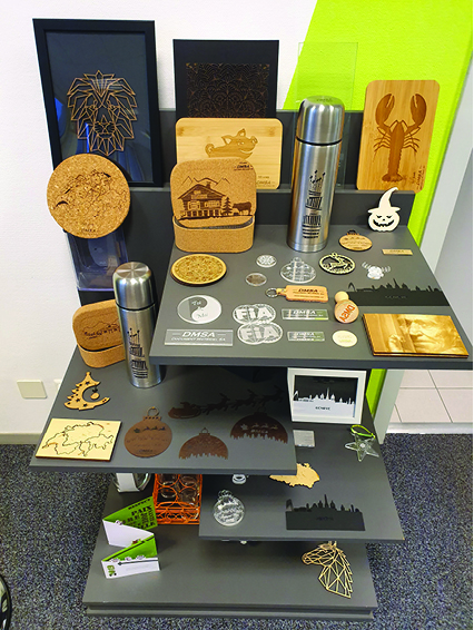 objets laser target decoupe gravure marquage