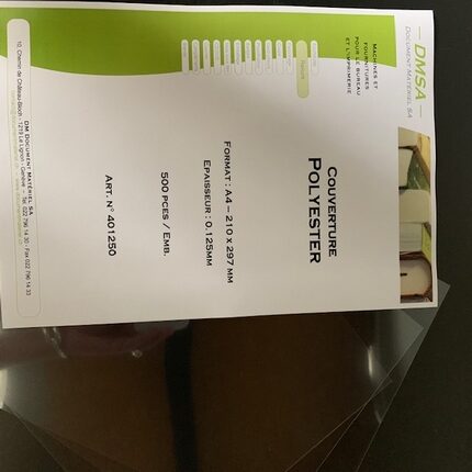 Couverture Polyester A4