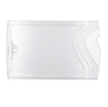 Etui-cartes badges horizontal rigide